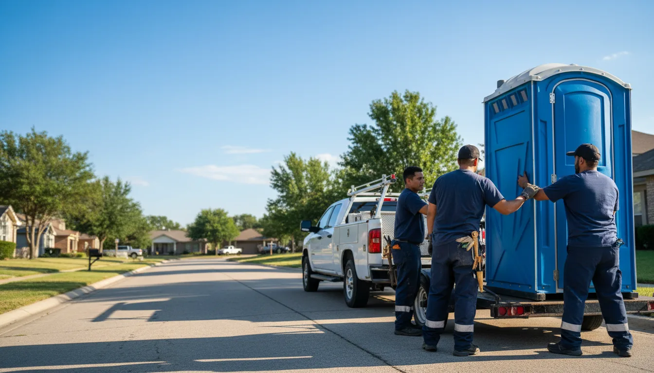Portable Toilet Rental in Rapids City, IL near me